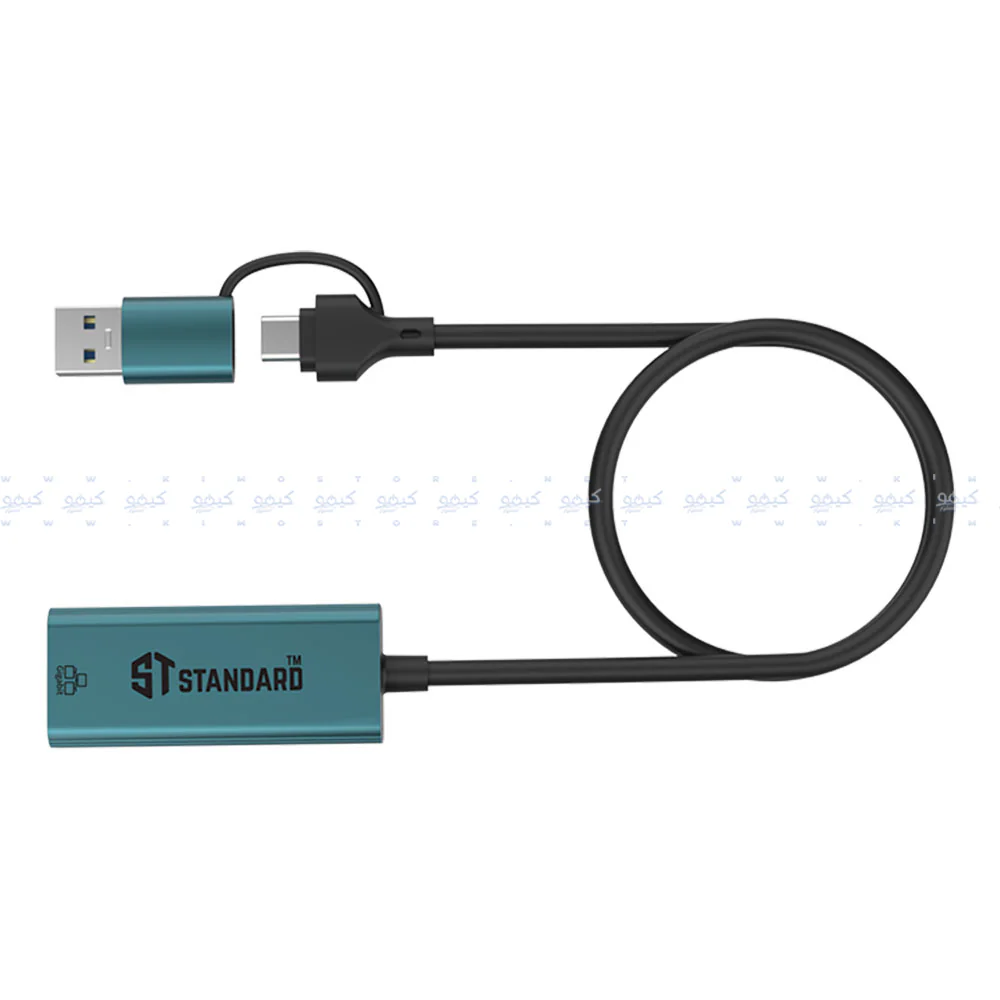 ST-Standard ST-UE106+ Type-C + USB 3.0 LAN Card - Image 2