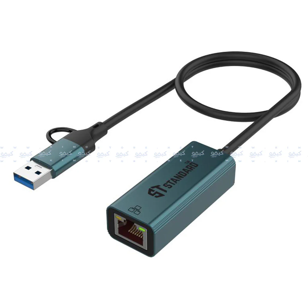 ST-Standard ST-UE106+ Type-C + USB 3.0 LAN Card - Image 4