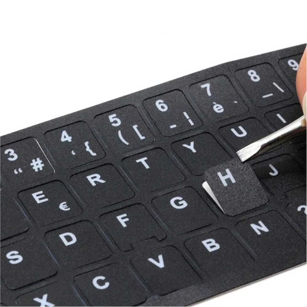 Black Leather Sticker For Keyboard - Image 4