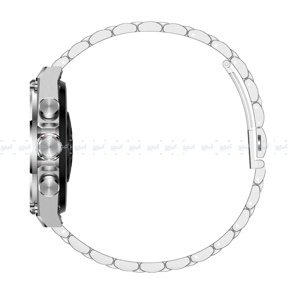Swiss Military DOM 6 Smart Watch Silver Metal Case With Silver Metal Strap - Image 5