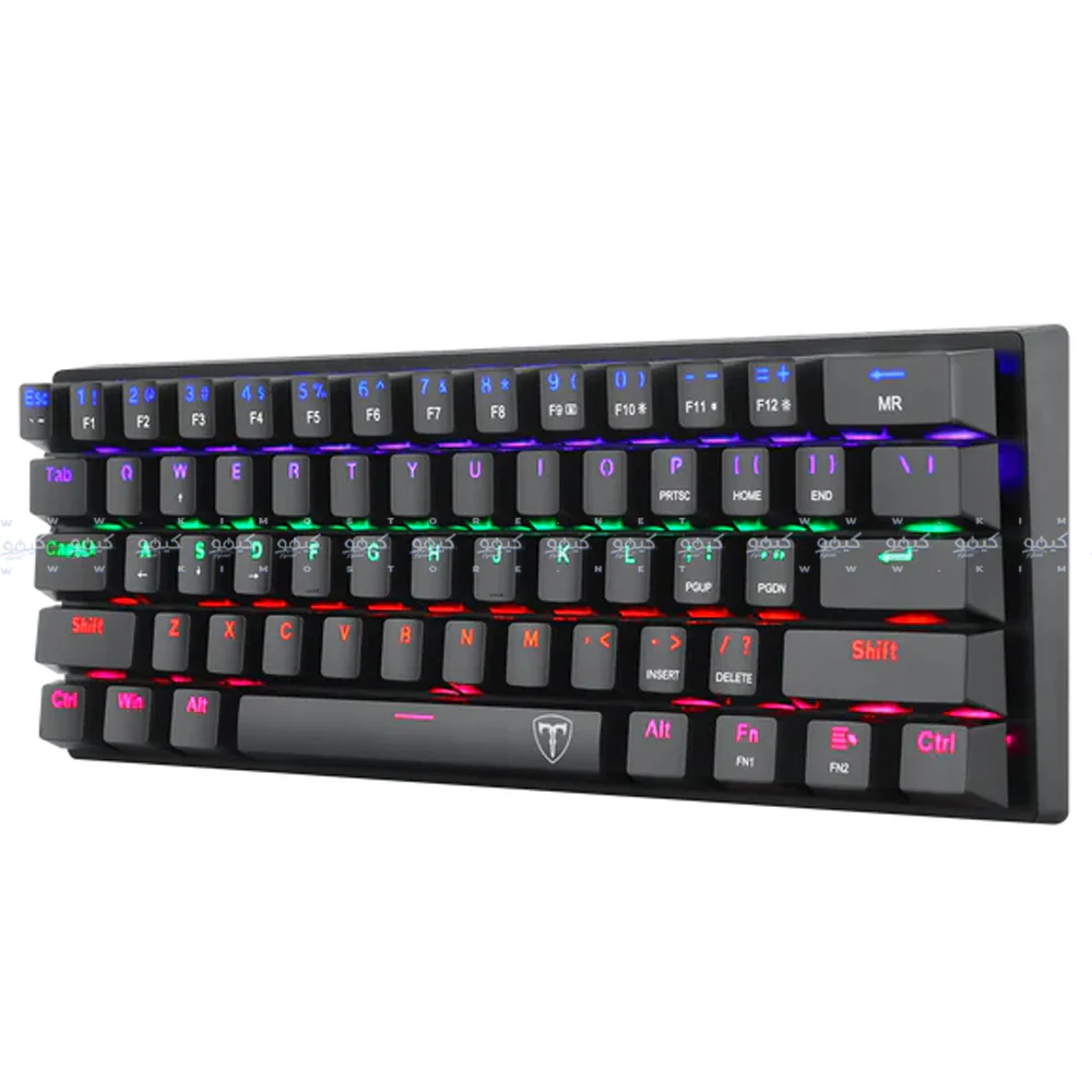 T-Dagger TGK321 Brown Switch Wired Rainbow Gaming Keyboard English & Arabic - Image 5