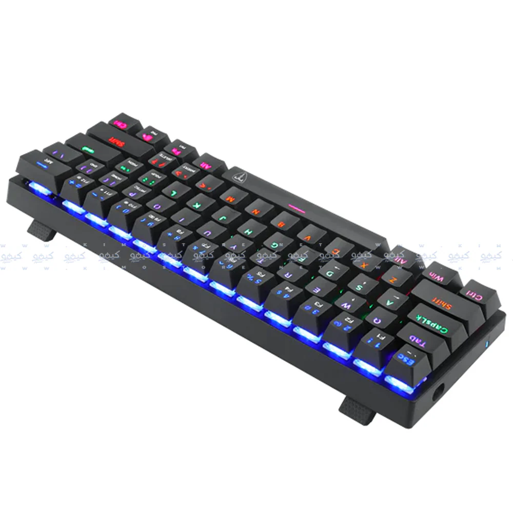 T-Dagger TGK321 Brown Switch Wired Rainbow Gaming Keyboard English & Arabic - Image 6