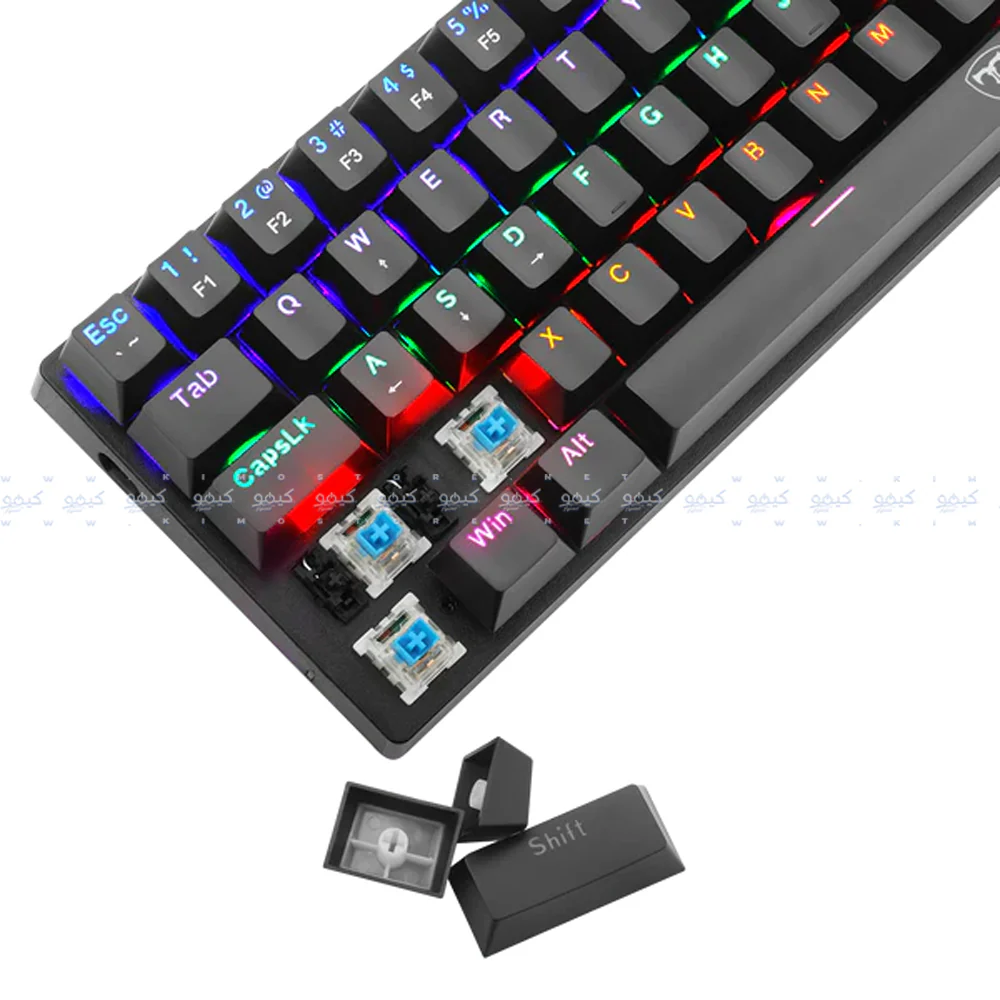 T-Dagger TGK321 Brown Switch Wired Rainbow Gaming Keyboard English & Arabic - Image 7