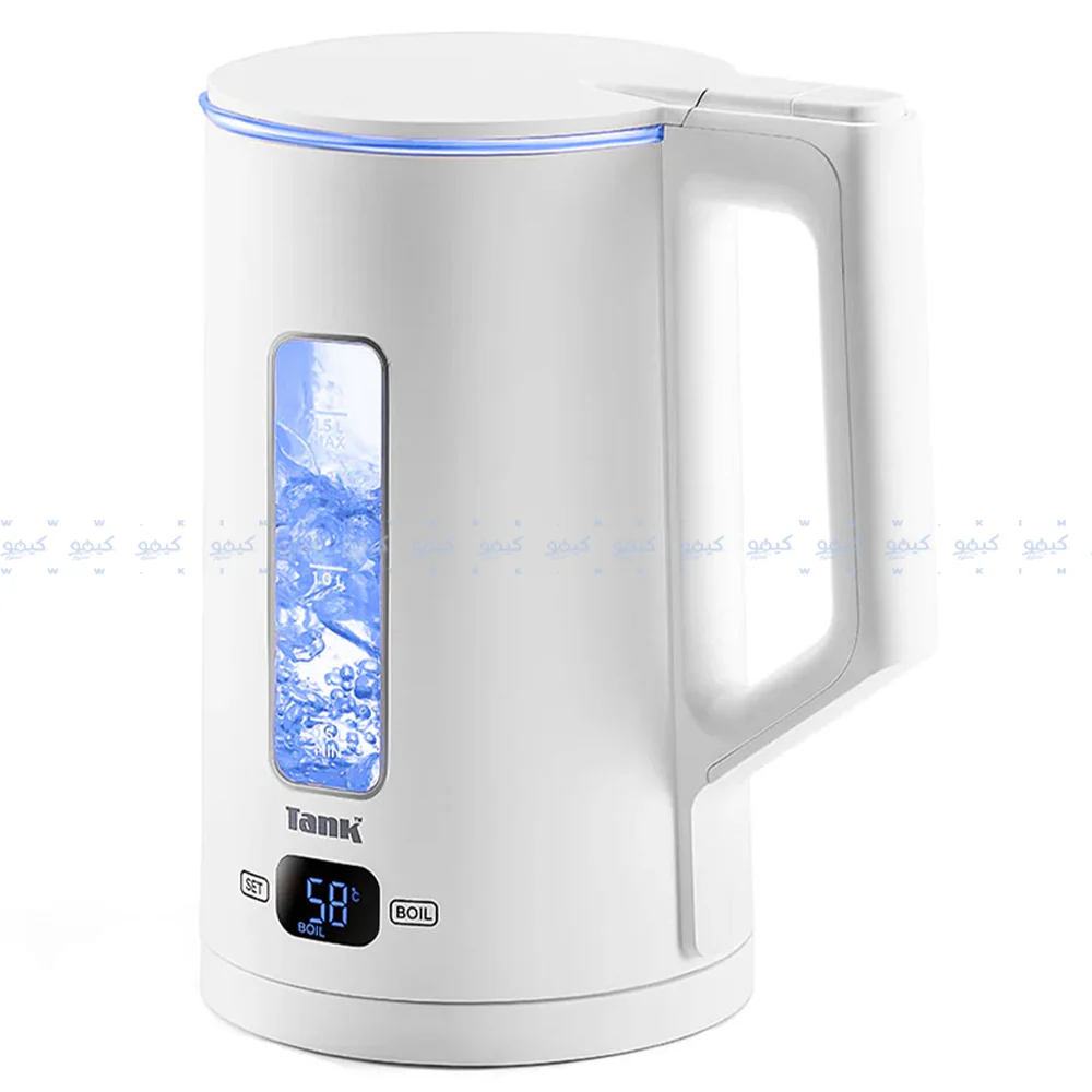 Tank Safe Touch Digital Kettle With Temperature Controlled DG-2338-ES 1.5L 1500W - Silver - Image 2