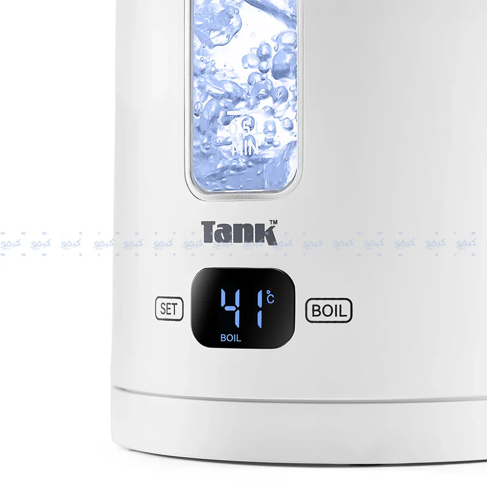 Tank Safe Touch Digital Kettle With Temperature Controlled DG-2338-ES 1.5L 1500W - Silver - Image 5