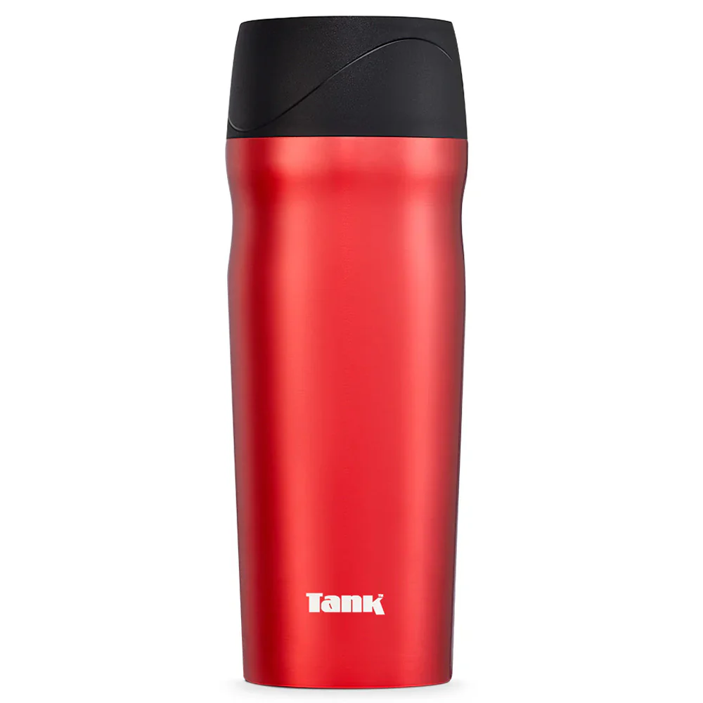 Tank Me Stainless Steel Thermal Mug Tumbler Easy Sip-Push Button 360° Drink Flow Lid 450ml - Image 17