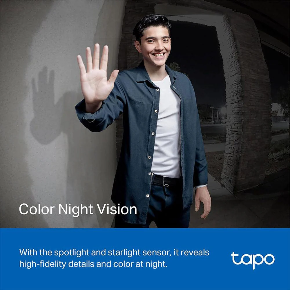 Tapo D230S1 Smart Video Doorbell Intercom 5MP 2.1mm - Image 9