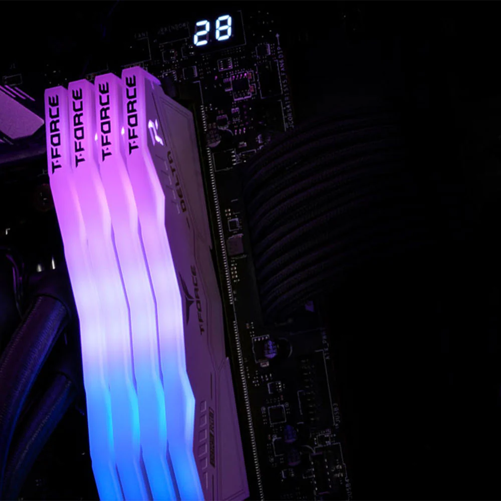 Teamgroup T-FORCE DELTA RGB RAM 64GB (2x 32GB) DDR5 6000MHz CL38 - Image 7