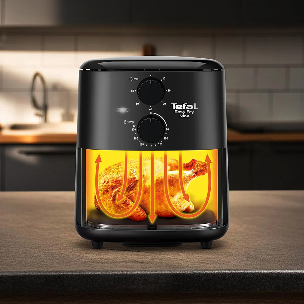 Tefal Air Fryer Easy Fry Max Mechanical EY2418EG 5L 1550W - Image 4