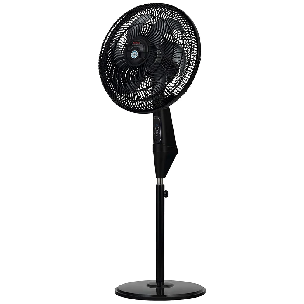 Tefal Stand Fan With Remote & Anti-Mosquito Silence Force VG4135EE 16 Inch - Black - Image 2