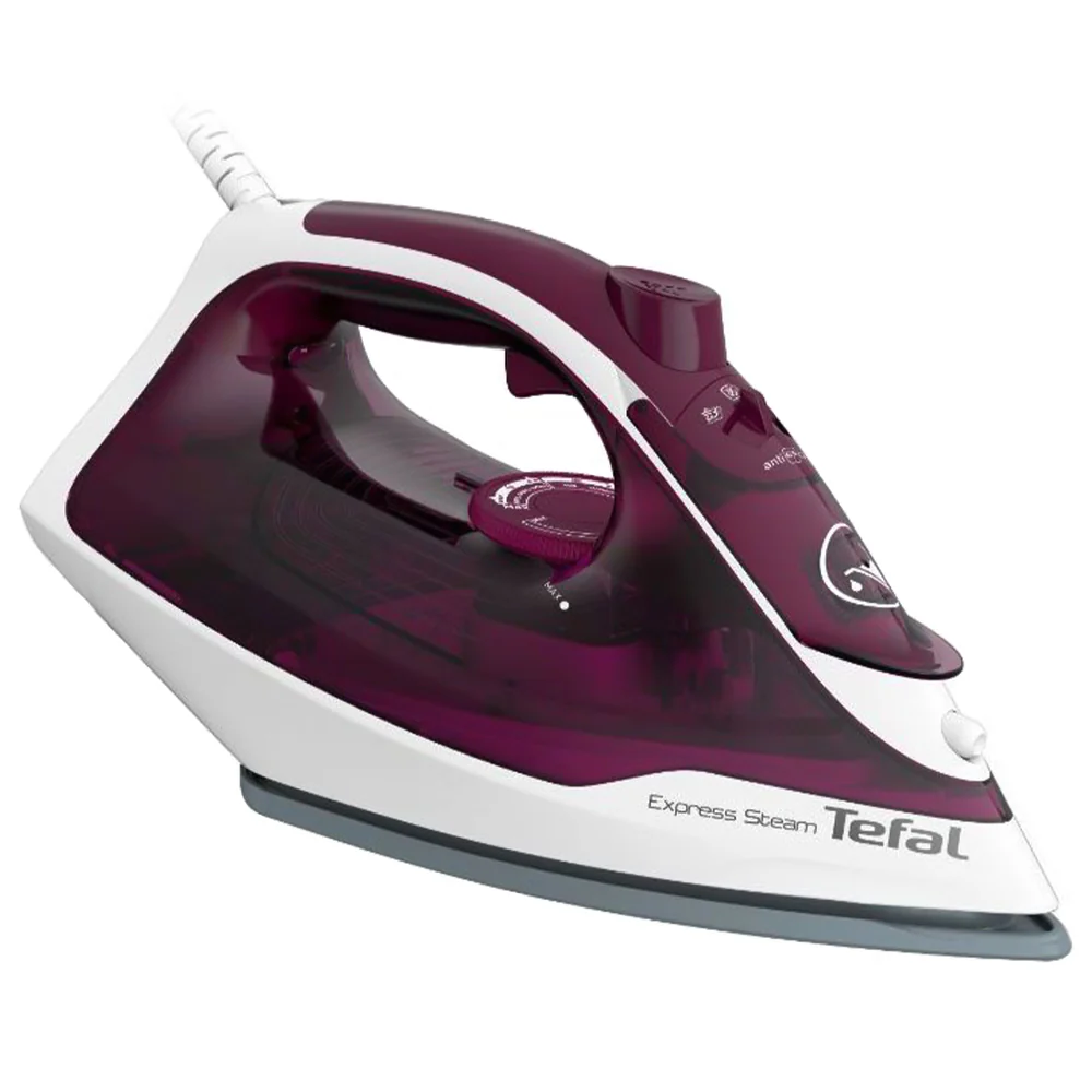 Tefal Steam Iron Express Steam FV2844E2 2400W - Burgundy - Image 2