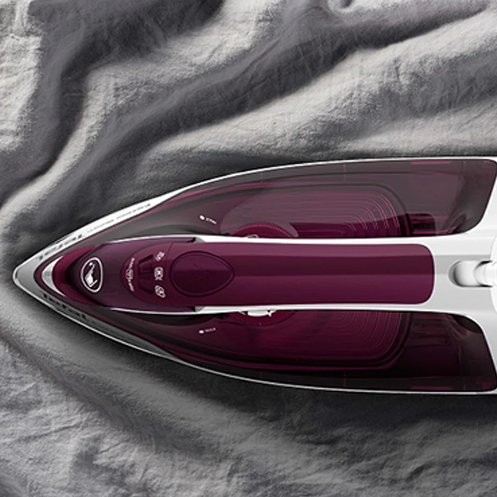 Tefal Steam Iron Express Steam FV2844E2 2400W - Burgundy - Image 5