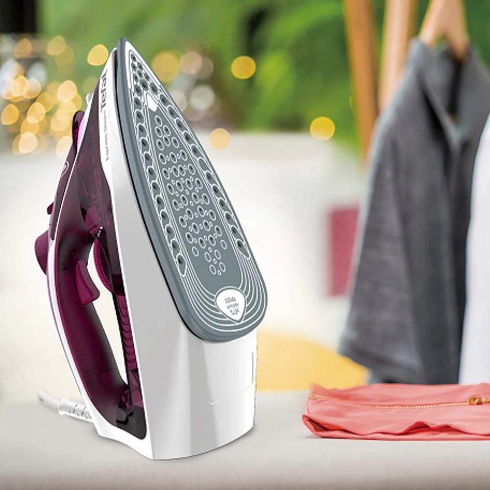 Tefal Steam Iron Express Steam FV2844E2 2400W - Burgundy - Image 6
