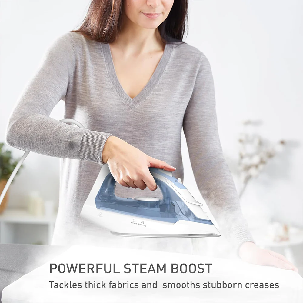 Tefal Steam Iron Virtuo 30 FV2C41E2 2000W - Blue - Image 3