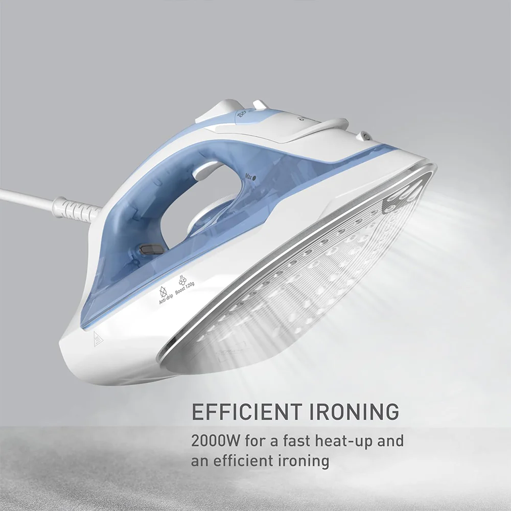 Tefal Steam Iron Virtuo 30 FV2C41E2 2000W - Blue - Image 4