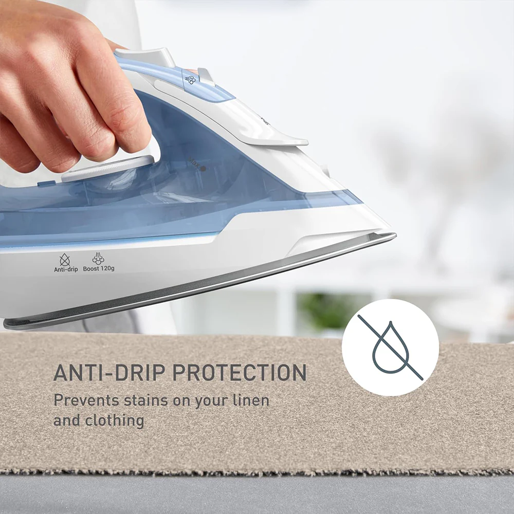 Tefal Steam Iron Virtuo 30 FV2C41E2 2000W - Blue - Image 5