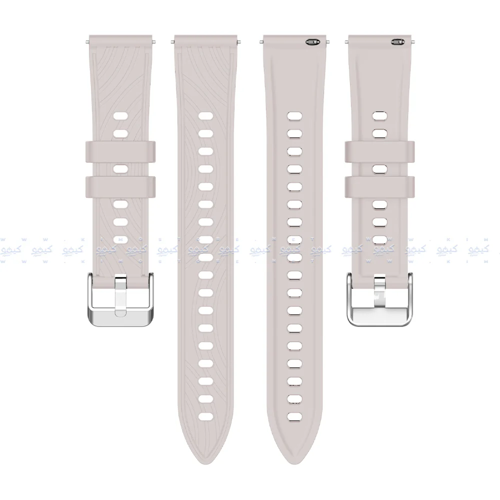 Textured Silicone Watch Strap (22mm) - Image 11