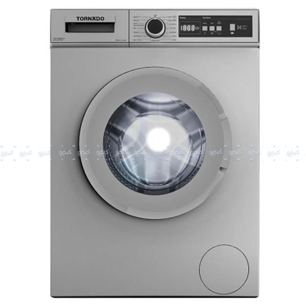 Tornado Front Load Fully Automatic Washing Machine TWV-FN68SLOA 6Kg - Silver