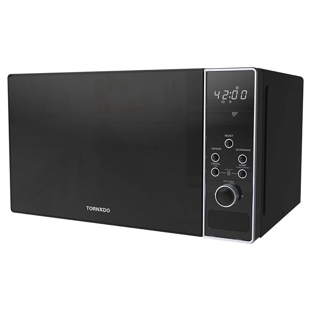 Tornado Microwave Oven Solo TMDS-25EL-BKS 25L 900W - Black - Image 2
