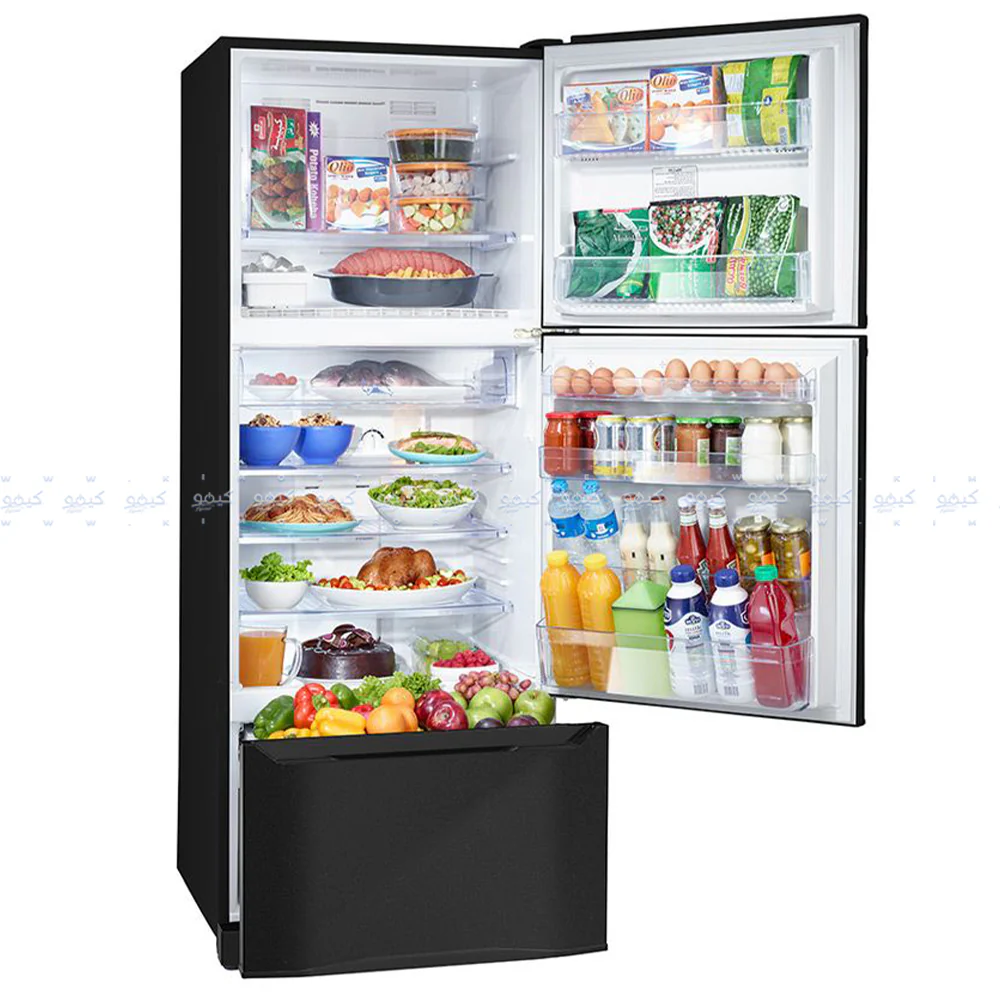 Tornado Refrigerator RF-45FTV-BK Inverter No Frost 351L 3 Doors - Black - Image 2