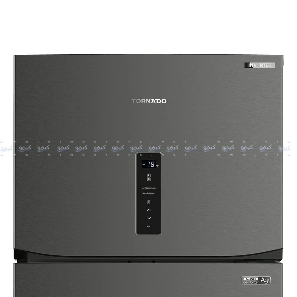Tornado Refrigerator RF-480ATV-DST Inverter Digital No Frost 396L 2 Doors - Dark Stainless - Image 4