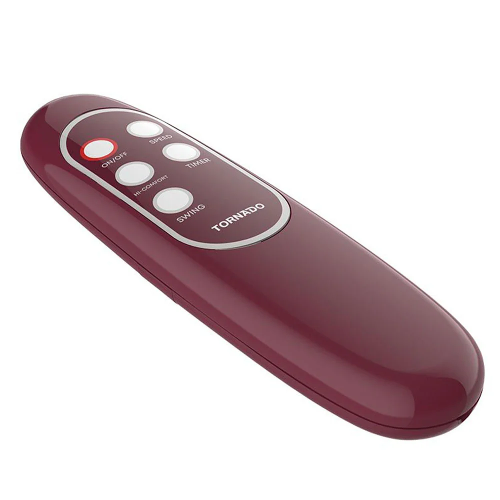 Tornado Stand Fan With Remote TSF-75RED 16 Inch - Vino Red - Image 4