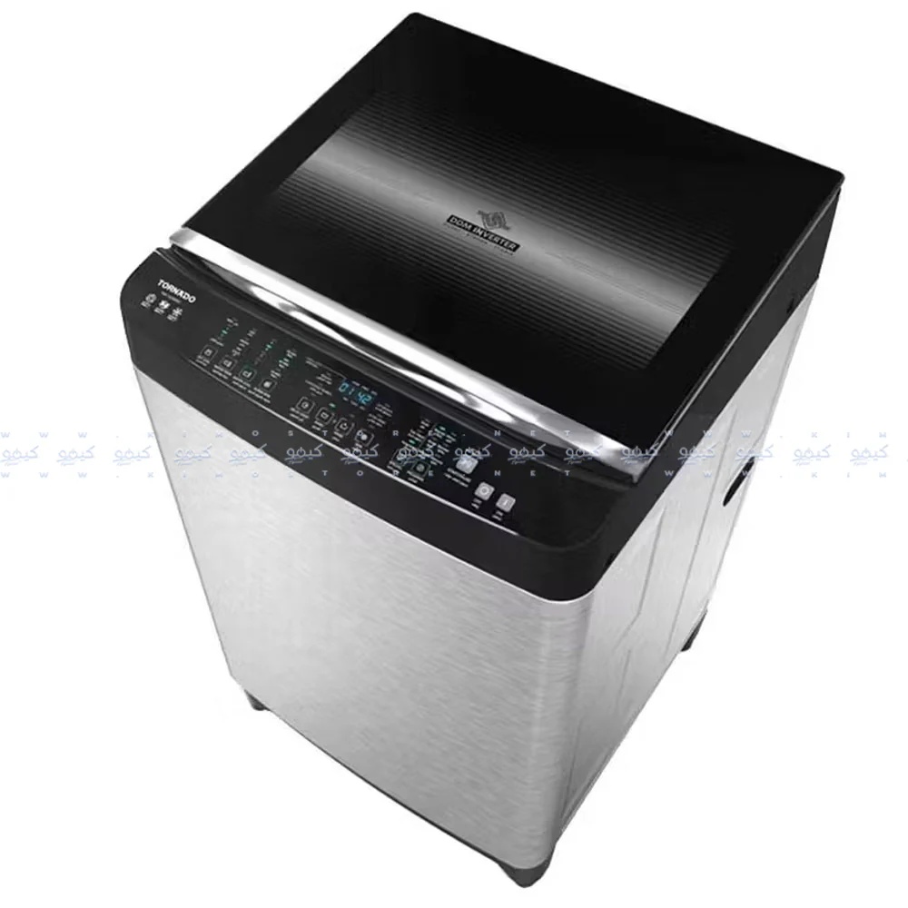 Tornado Top Load Automatic Washing Machine DDM Inverter Pump TWT-TLD15RSC 15Kg - Stainless - Image 2