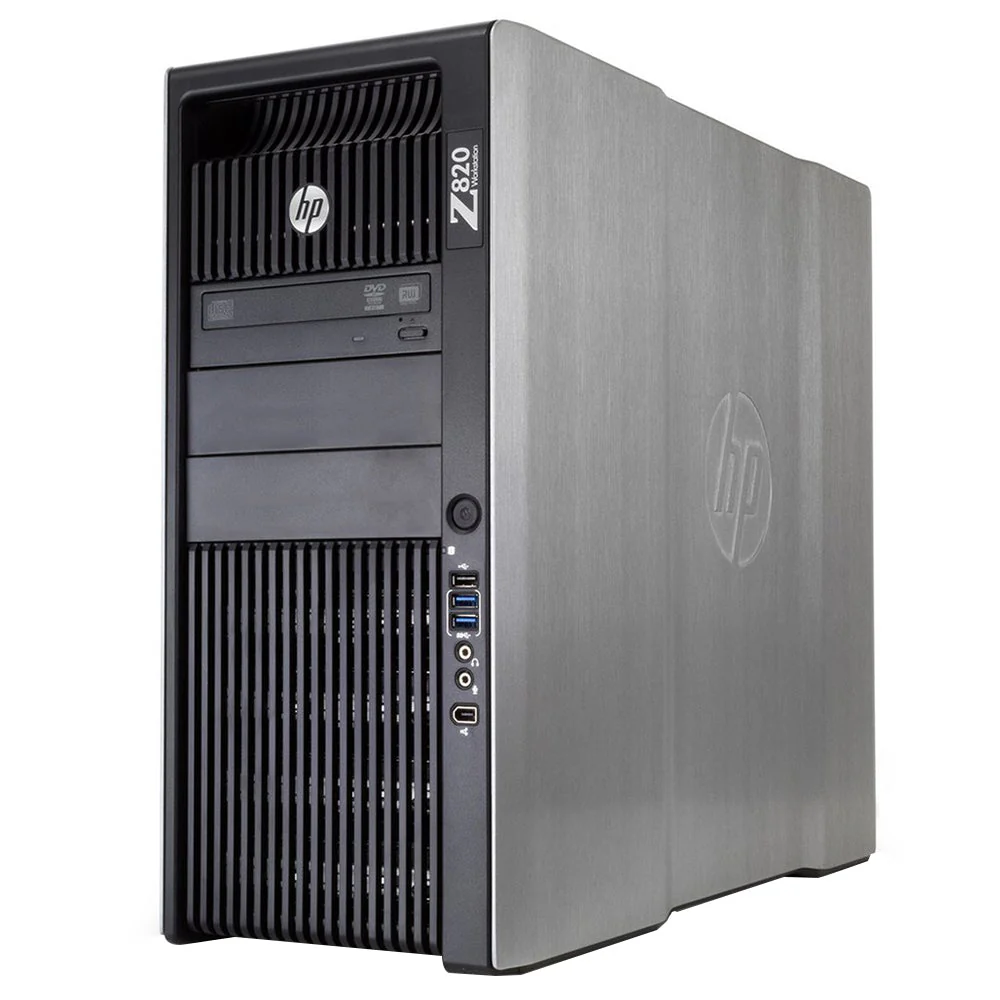 HP Z820 Tower Workstation (2x CPU Intel Xeon E5-2620 - 8GB DDR3 - No Hard - No Graphics Card) Original Used