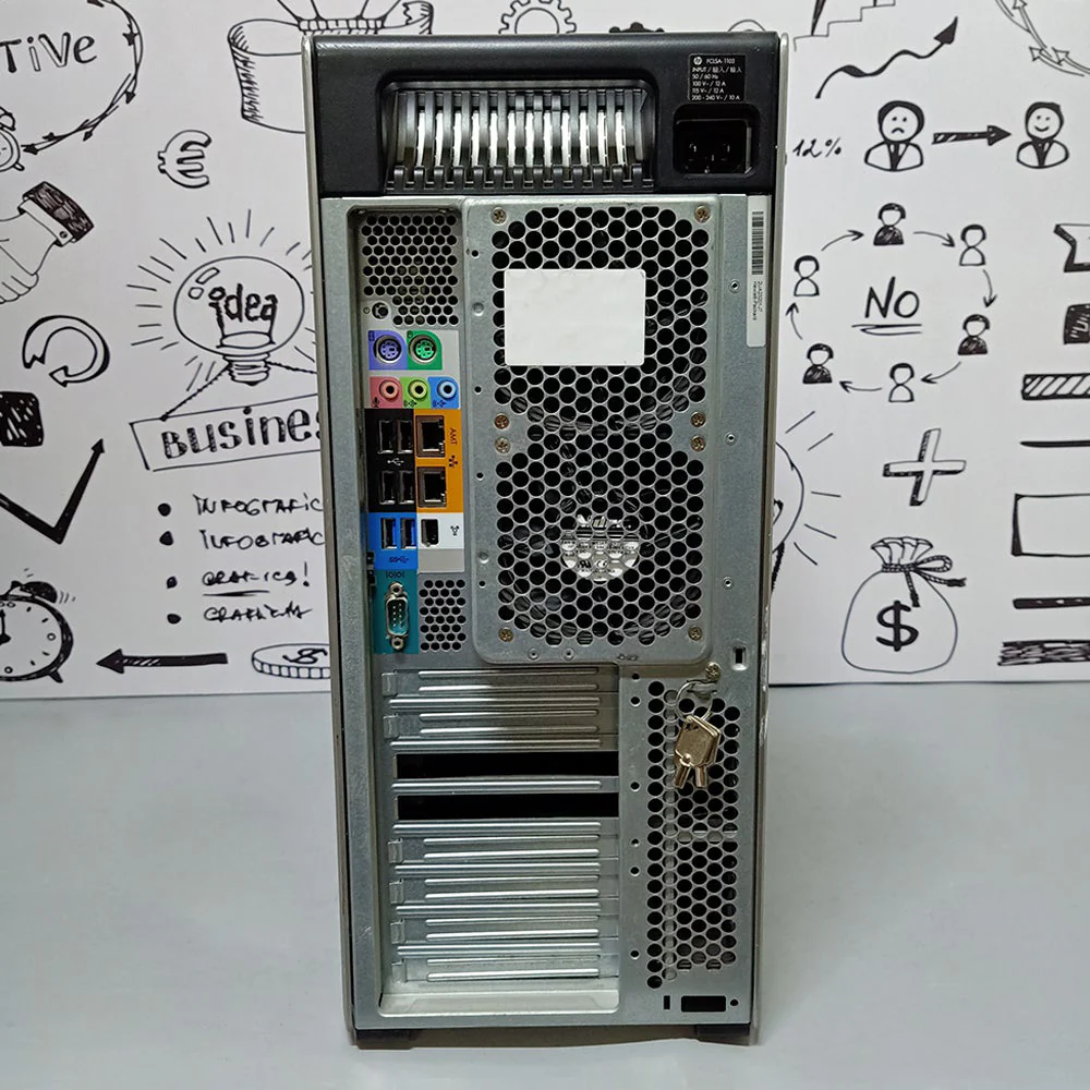 HP Z820 Tower Workstation (2x CPU Intel Xeon E5-2620 - 8GB DDR3 - No Hard - No Graphics Card) Original Used - Image 4