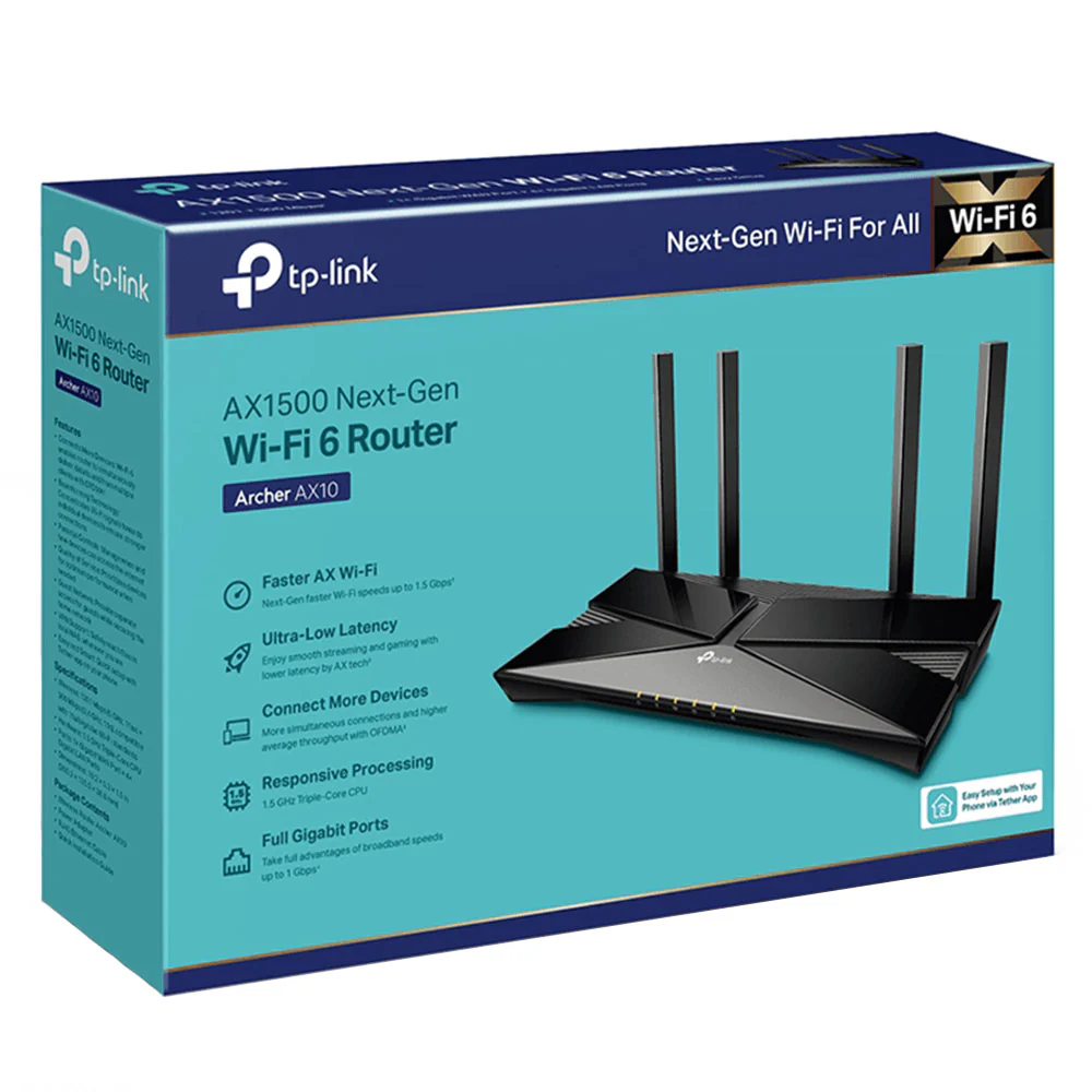 TP-Link Archer AX10 AX1500 Wi-Fi 6 Access Point 4 Ports 4 Antenna 1500Mbps - Image 6