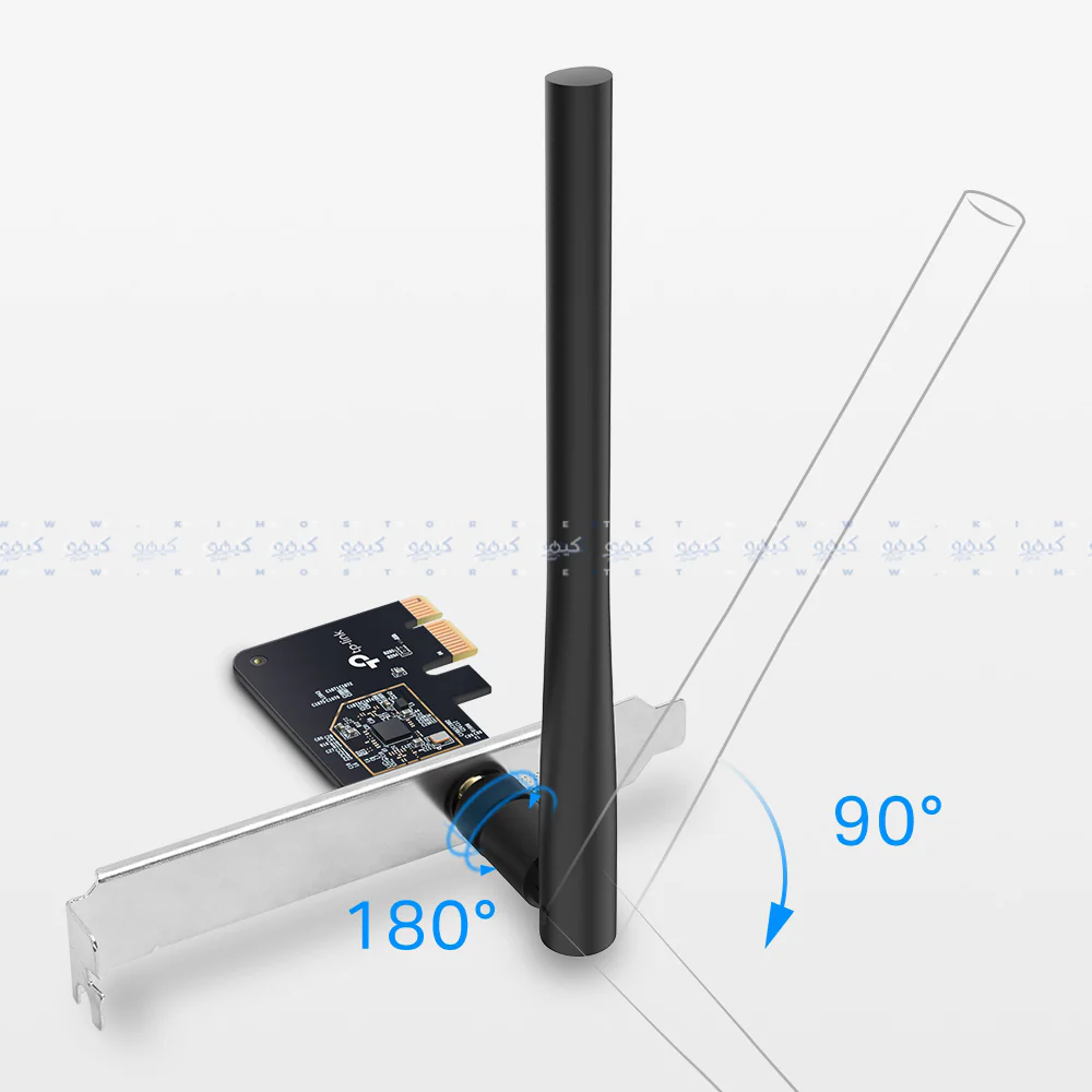 TP-Link Archer T2E AC600 Dual Band PCI Express Wireless Lan Card With Antenna 600Mbps - Image 3