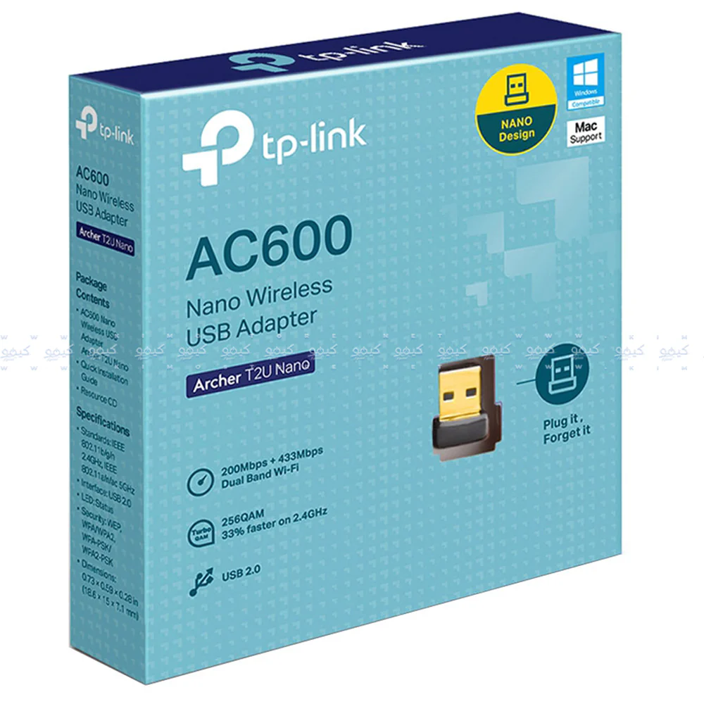 TP-Link Archer T2U AC600 Nano Wireless USB Adapter - Image 2