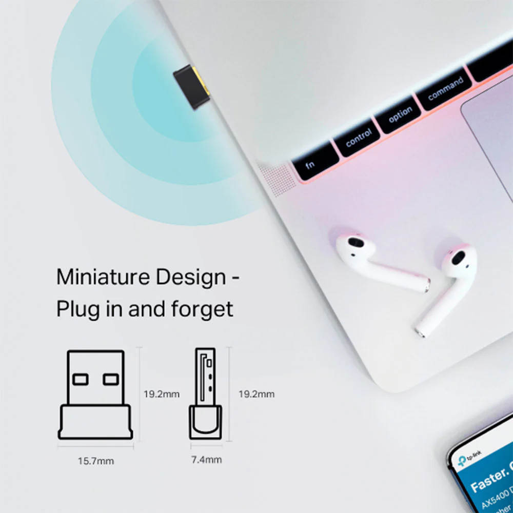 TP-Link Archer T2UB Nano Wireless Bluetooth USB Adapter 600Mbps - Image 4