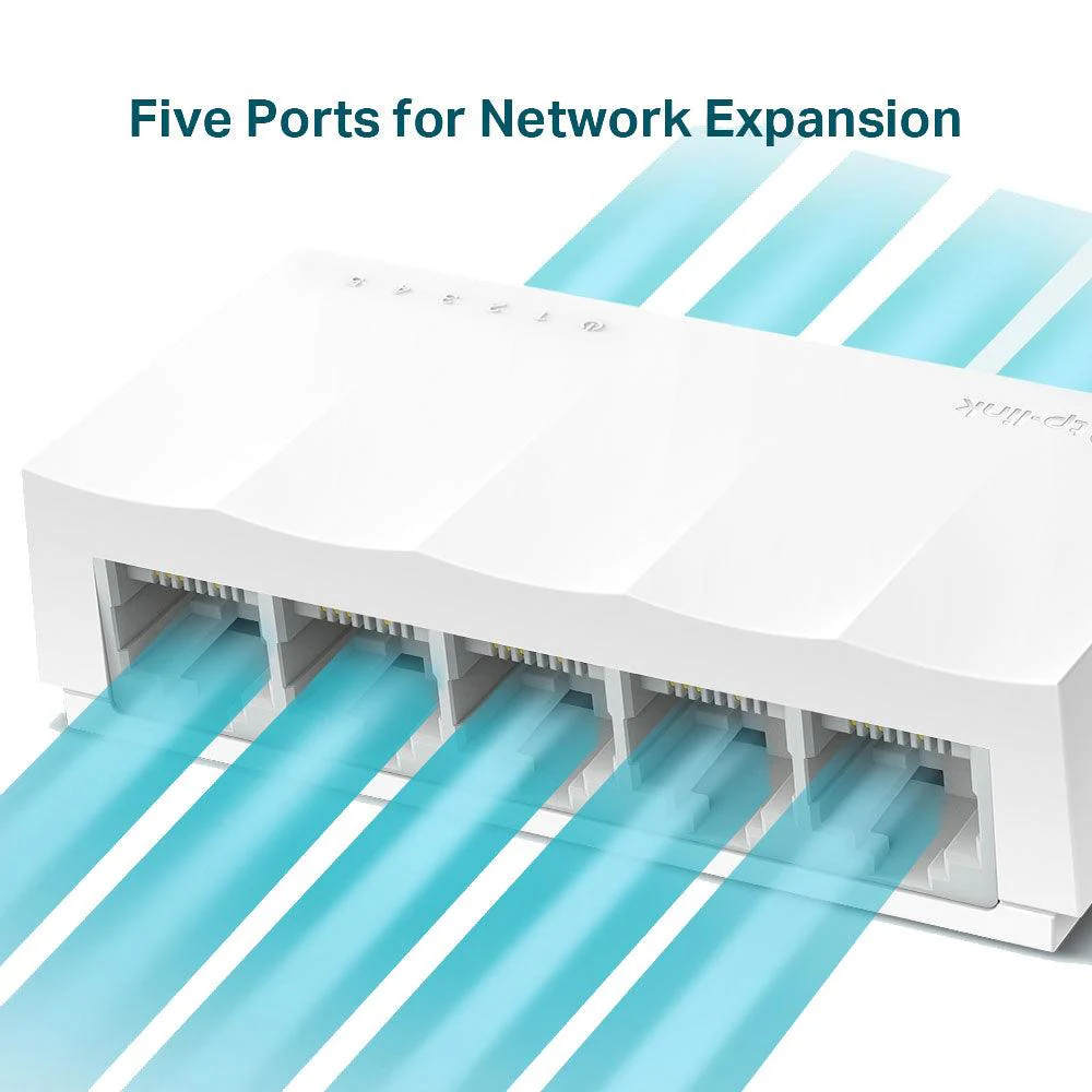 TP-Link LS1005 Desktop Switch 5 Ports 10/100Mbps - Image 4