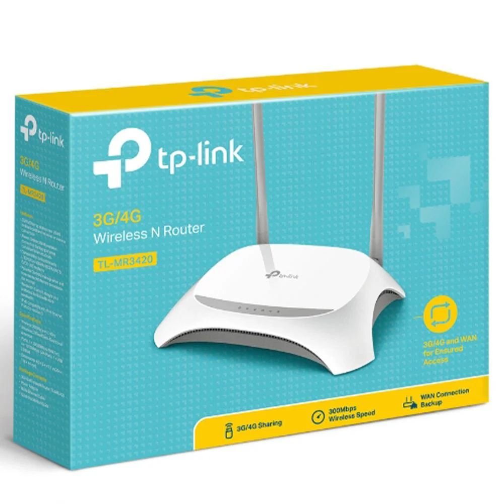 TP-Link TL-MR3420 3G Access Point 4 Ports 2 Antenna 300Mbps - Image 6