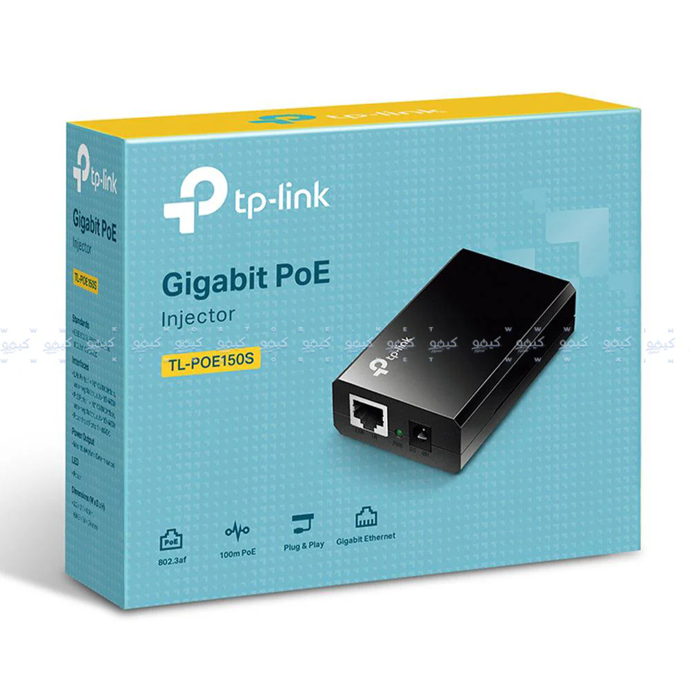 TP-Link TL-POE150S PoE Injector Gigabit 15.4W 48VDC - Image 3