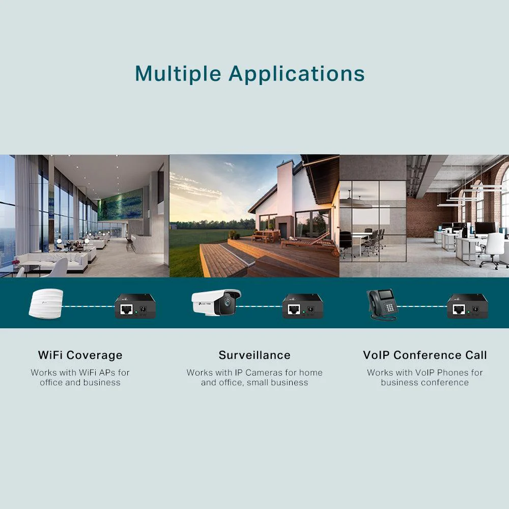 TP-Link TL-POE150S PoE Injector Gigabit 15.4W 48VDC - Image 6