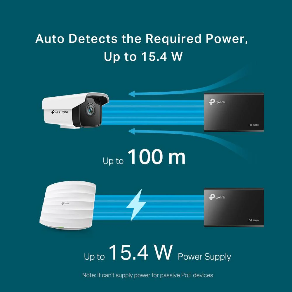 TP-Link TL-POE150S PoE Injector Gigabit 15.4W 48VDC - Image 7