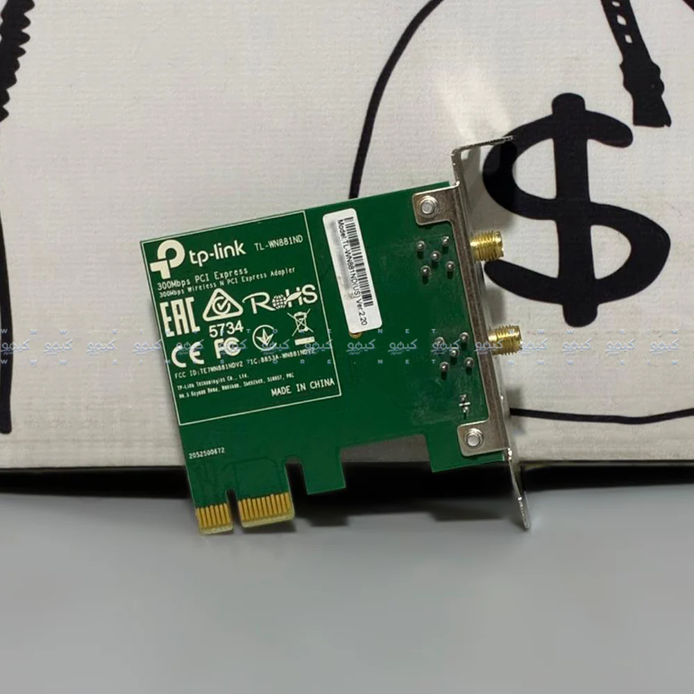 TP-Link TL-WN881ND PCI Express Wireless Desktop Lan Card With 2 Antenna 450Mbps (Original Used) - Image 2