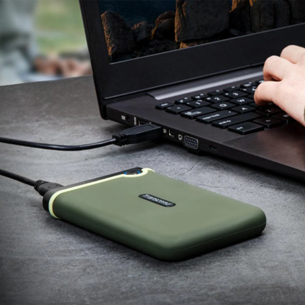 Transcend StoreJet 25M3 1TB Portable External Hard Drive - Iron Gray - Image 10