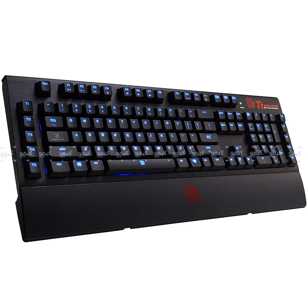 Tt eSPORTS Poseidon Z Forged Blue Switch Wired Blue Backlit Gaming Keyboard English - Image 3