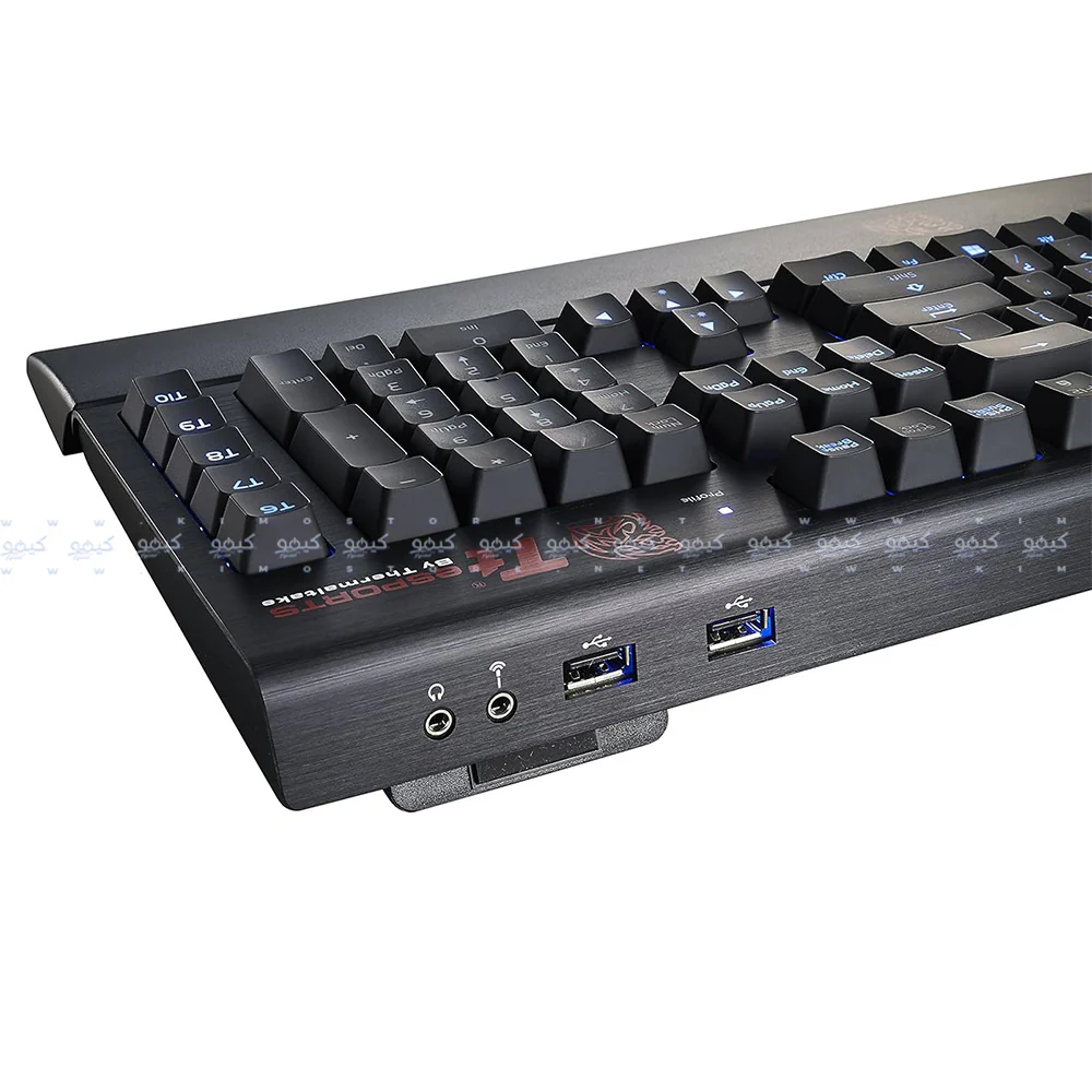 Tt eSPORTS Poseidon Z Forged Blue Switch Wired Blue Backlit Gaming Keyboard English - Image 5