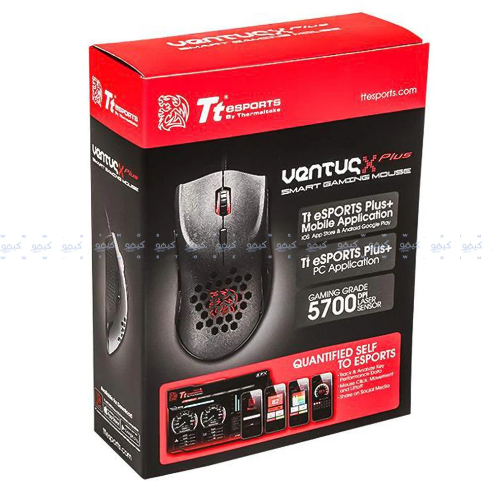 Tt eSPORTS Ventus X PLUS Wired Gaming Mouse 10000Dpi - Image 9