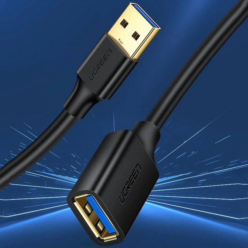 Ugreen 10368 USB Extension Cable 1m - Black - Image 7