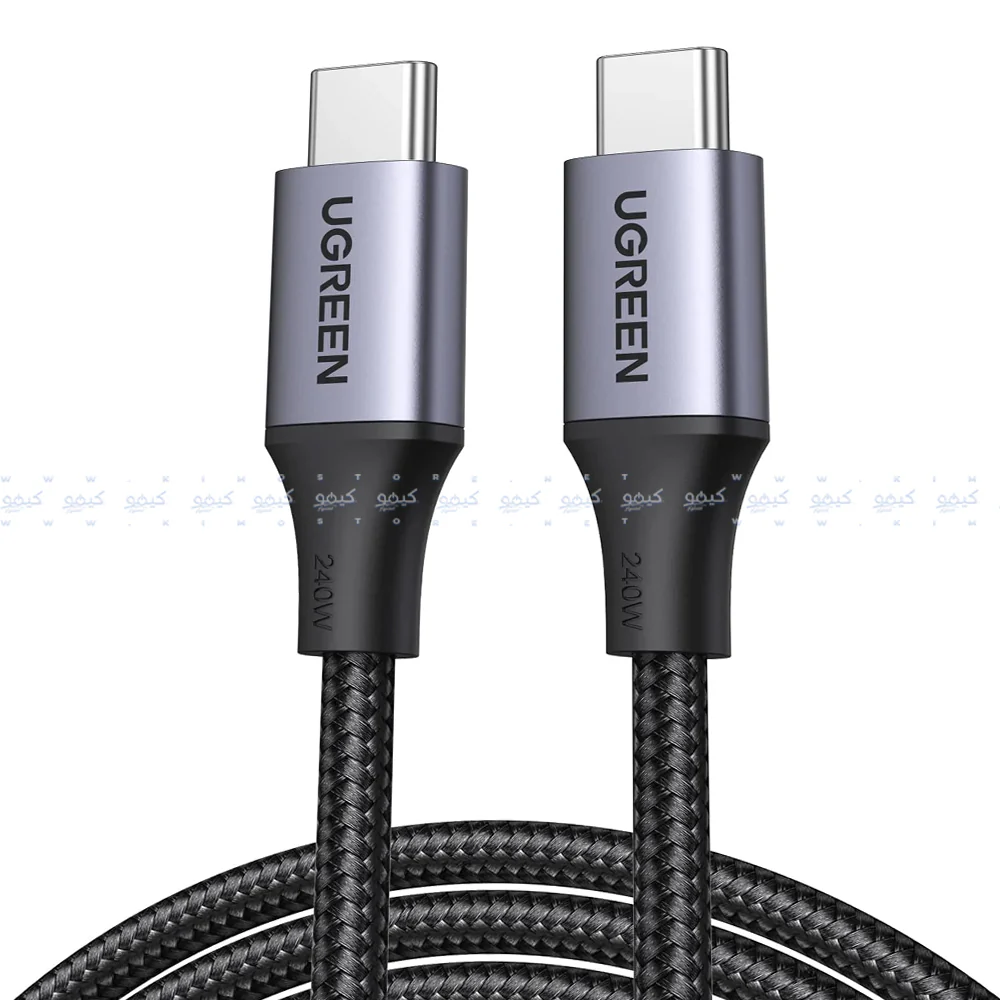 Ugreen 15311 PD Type-C To Type-C Cable 240W Fast Charging 1m - Space Gray - Image 2