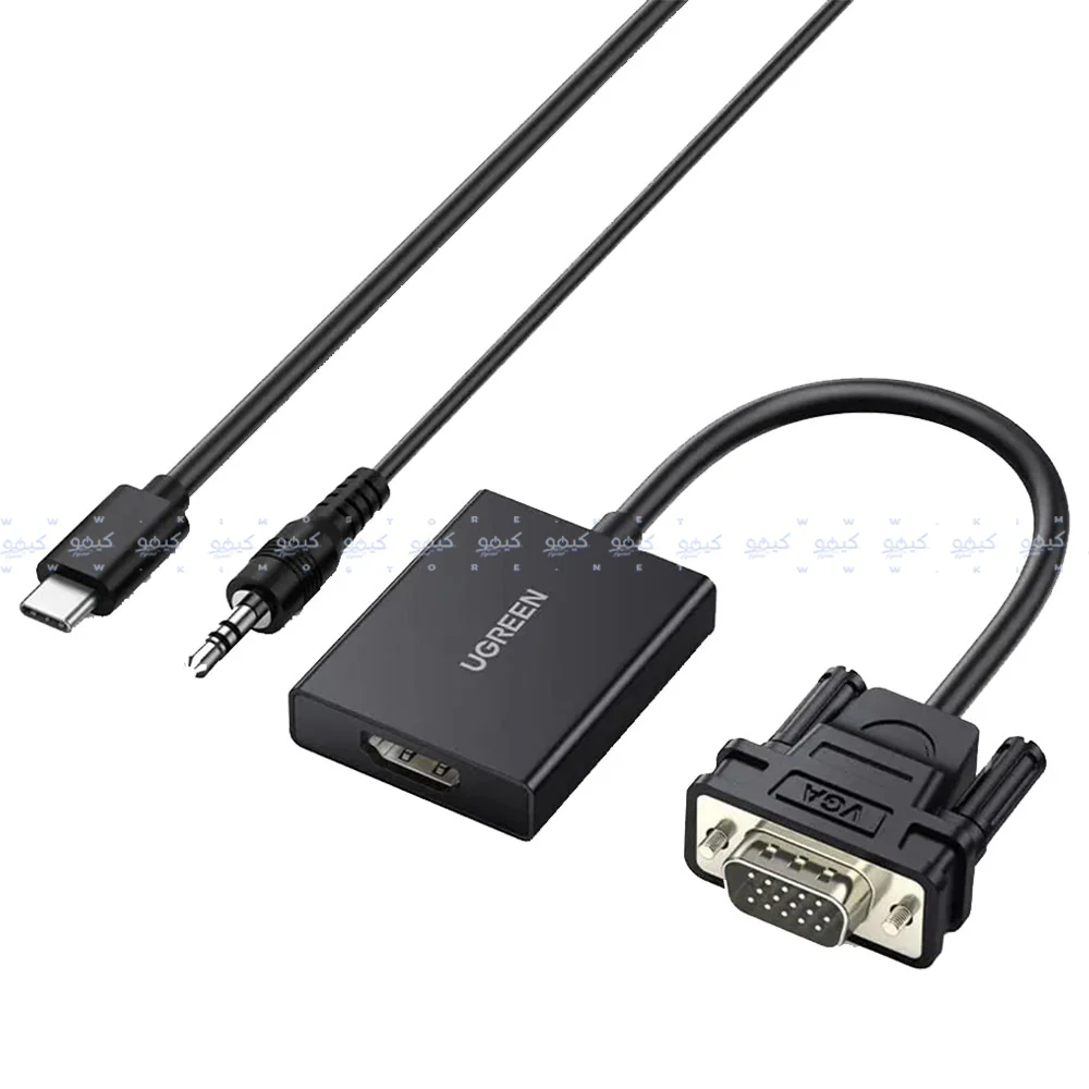 Ugreen 50945 VGA To HDMI Converter With 3.5mm Audio - Image 2