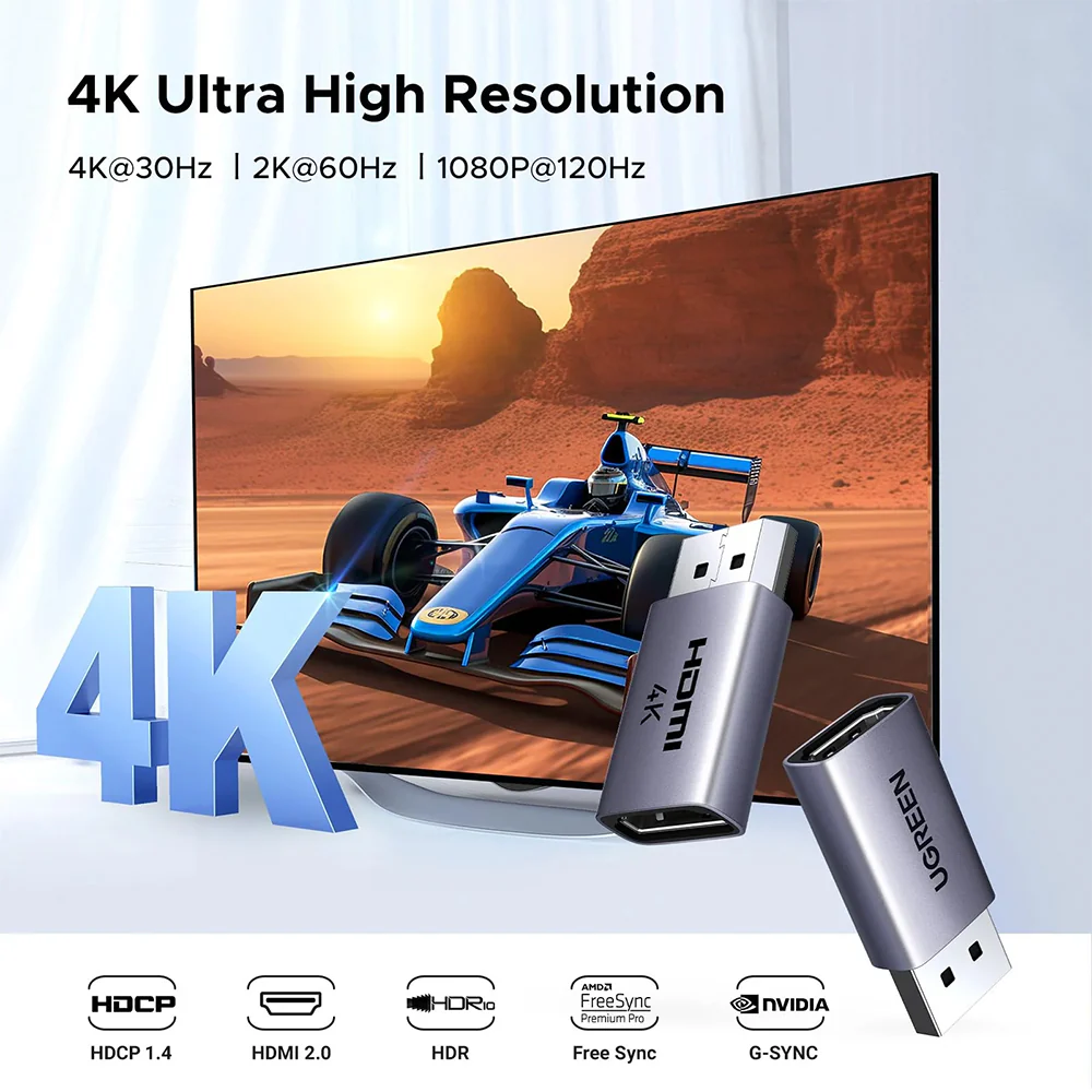 Ugreen 55935 4K Displayport To HDMI Converter - Image 6