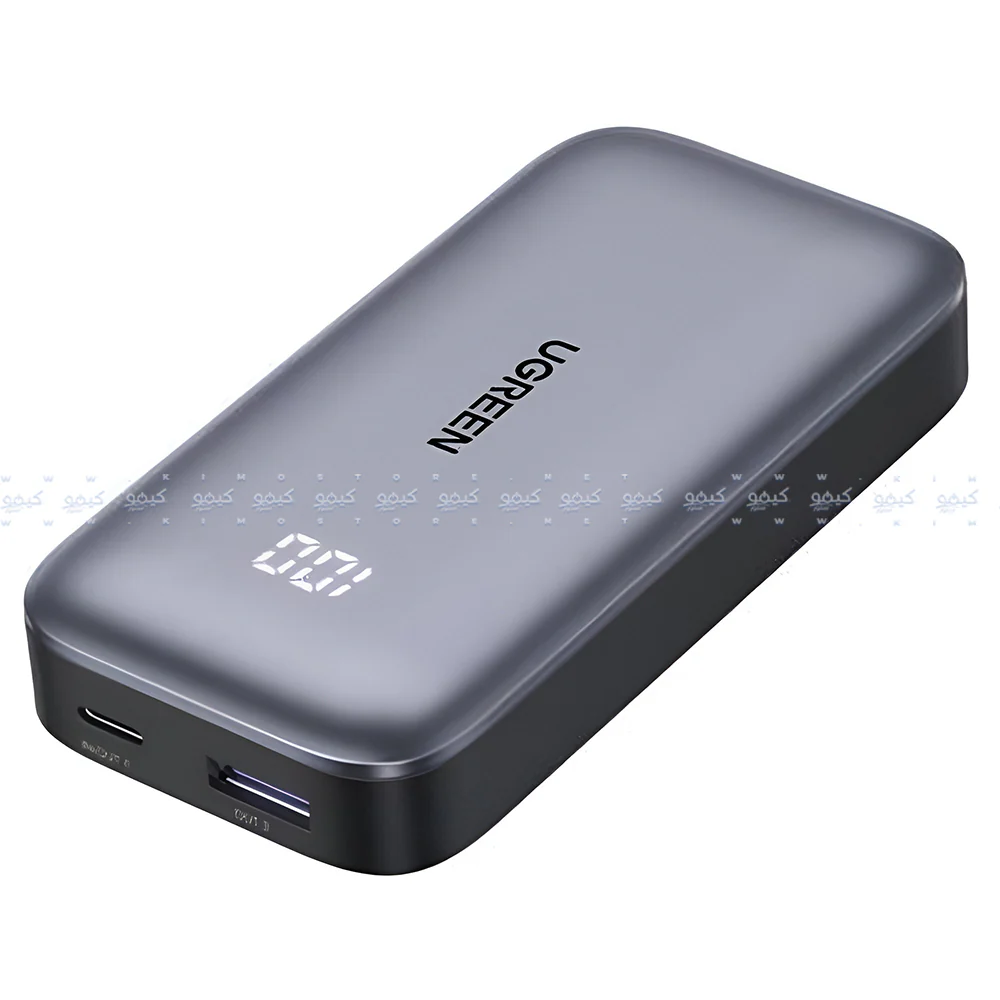 Ugreen Nexode 25185 Power Bank USB + Type-C 30W Fast Charging 10000mAh - Black - Image 2