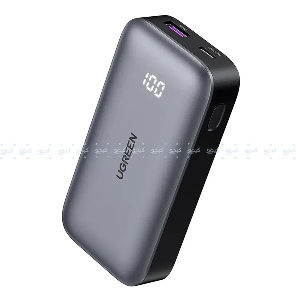 Ugreen Nexode 25185 Power Bank USB + Type-C 30W Fast Charging 10000mAh - Black - Image 4