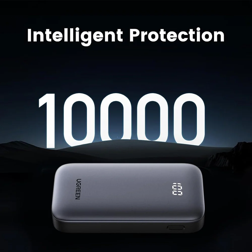 Ugreen Nexode 25185 Power Bank USB + Type-C 30W Fast Charging 10000mAh - Black - Image 8